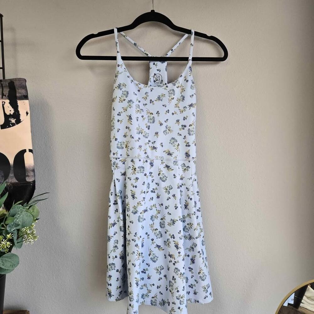 Sage Collective Floral Athletic Tennis Dress with Built-in Shorts XS - Picture 2 of 6